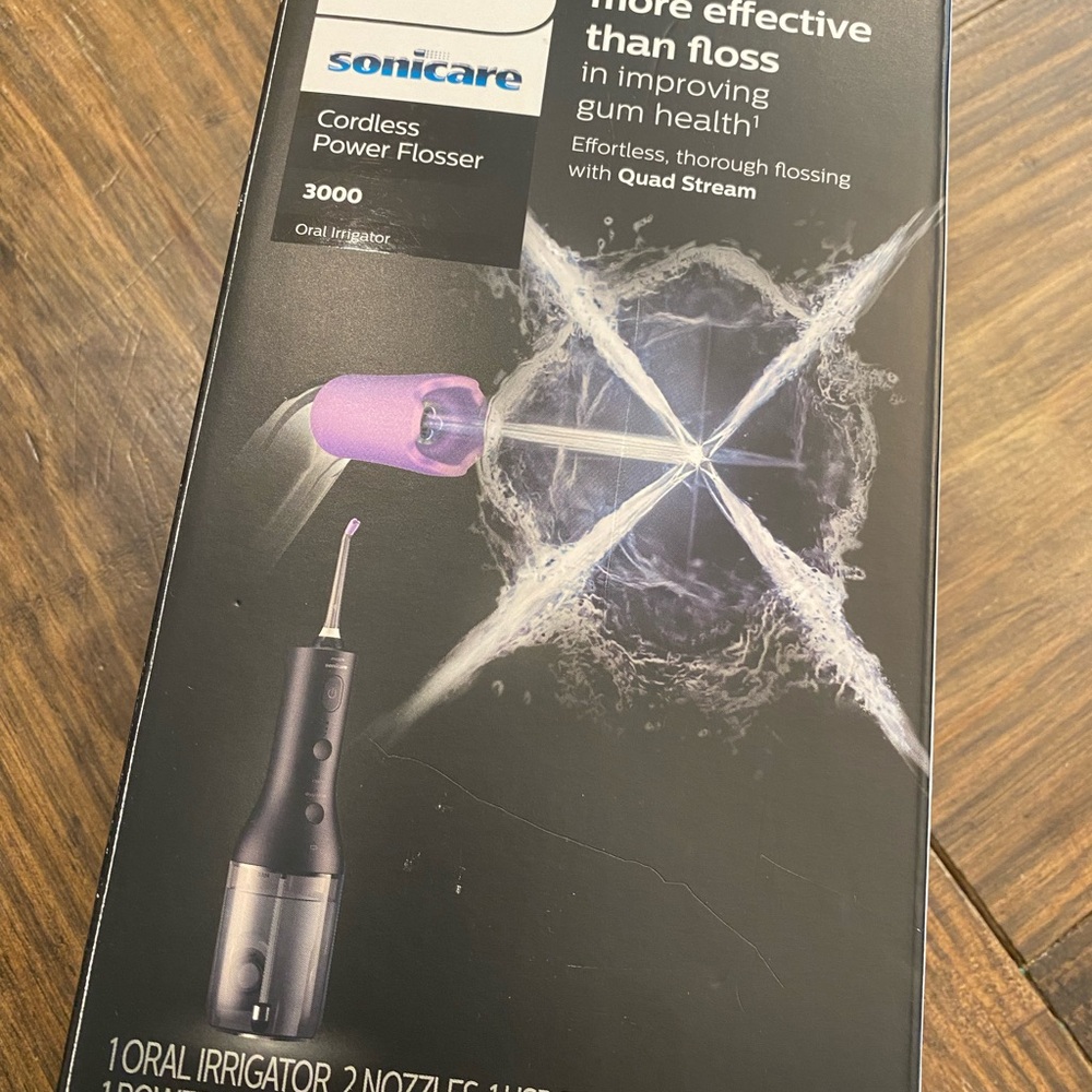 Philips Sonicare Cordless Power Flosser 3000 - Black